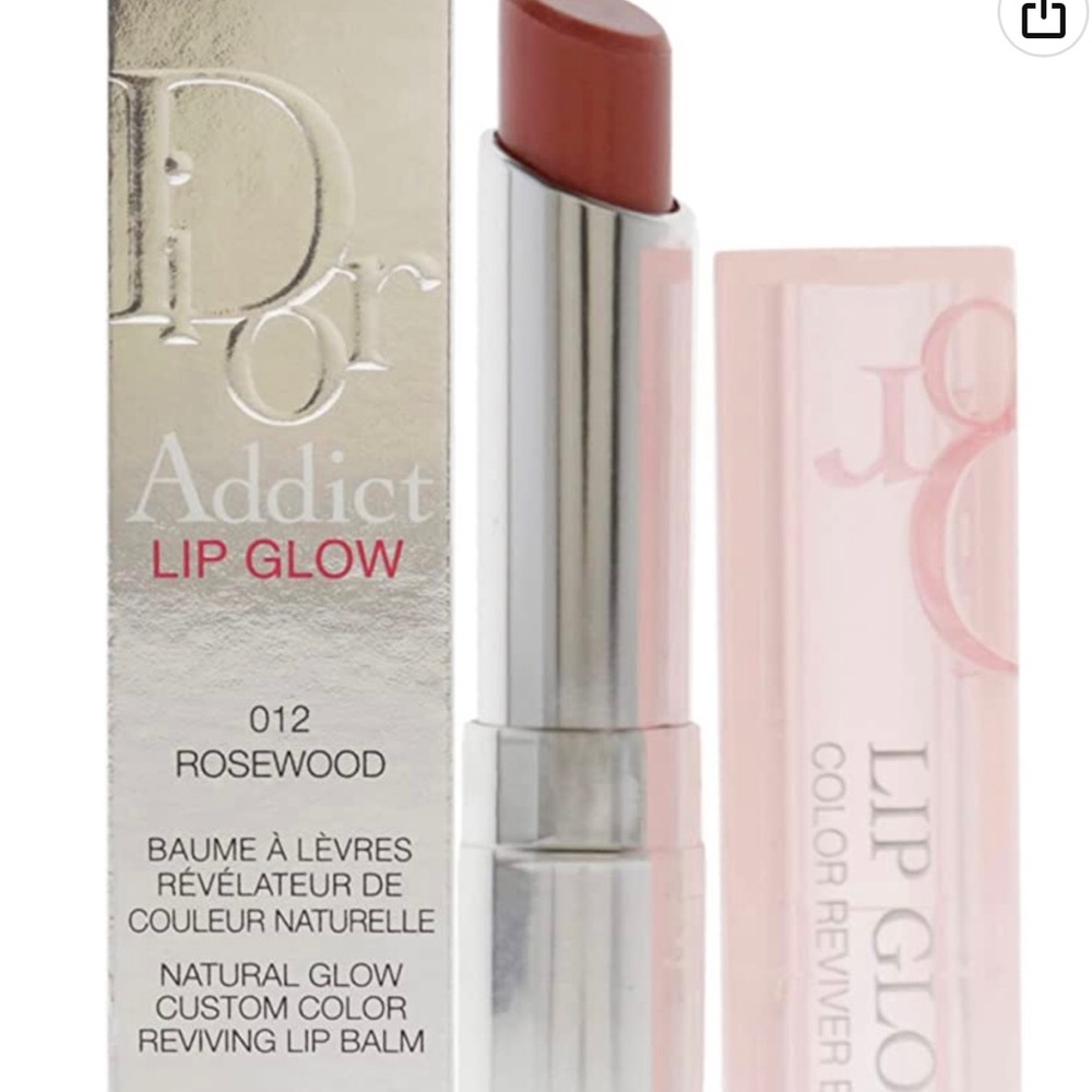 DIOR ADDICT 012 ROSEWOOD LIP GLOW - Picture 1 of 9